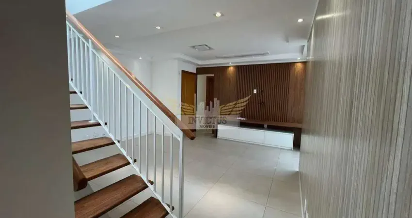 Cobertura com 3 suítes no condomínio blue residence para alugar, 250m² - vila floresta, santo andré/sp.