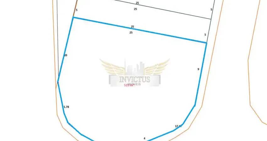 Terreno comercial para comprar, 515m² - jardim rina, santo andré/sp.