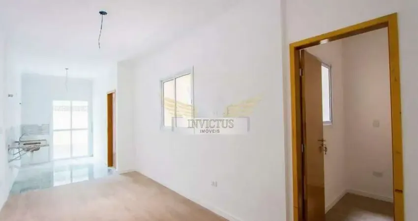 Apartamento sem condomínio com 2 quartos para comprar, 47m² - vila pires, santo andré/sp.