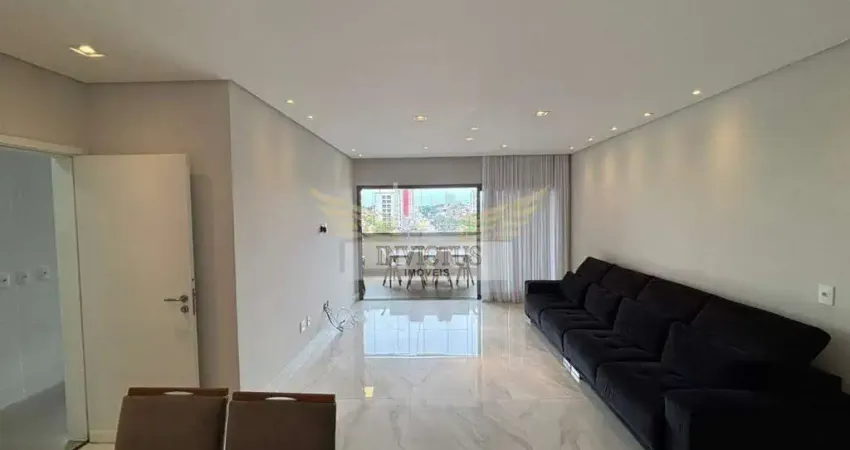 Apartamento com 3 suítes no condomínio residencial 555 para alugar, 163m² - bairro jardim, santo andré/sp.