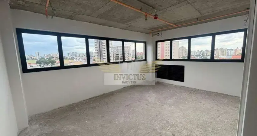 Sala comercial no edifício ilidio lico tower para comprar, 34m² - vila assunção, santo andré/sp.