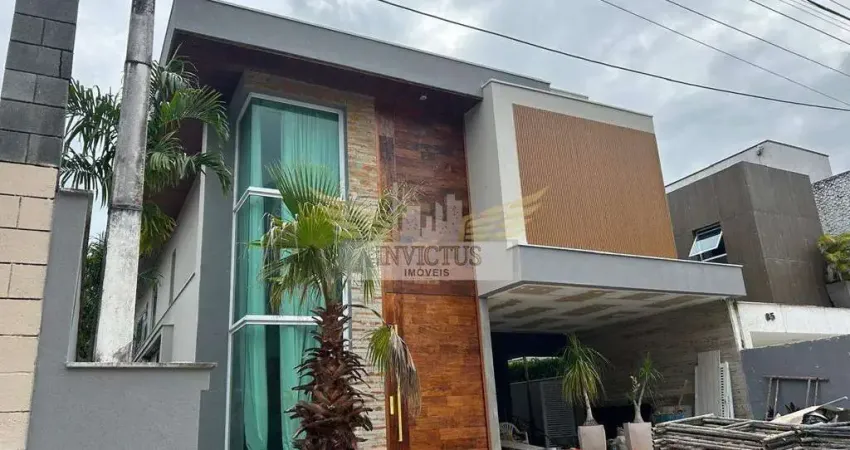 Sobrado com 5 suítes em condomínio fechado para comprar, 380m² - riviera de são lourenço, bertioga/sp.