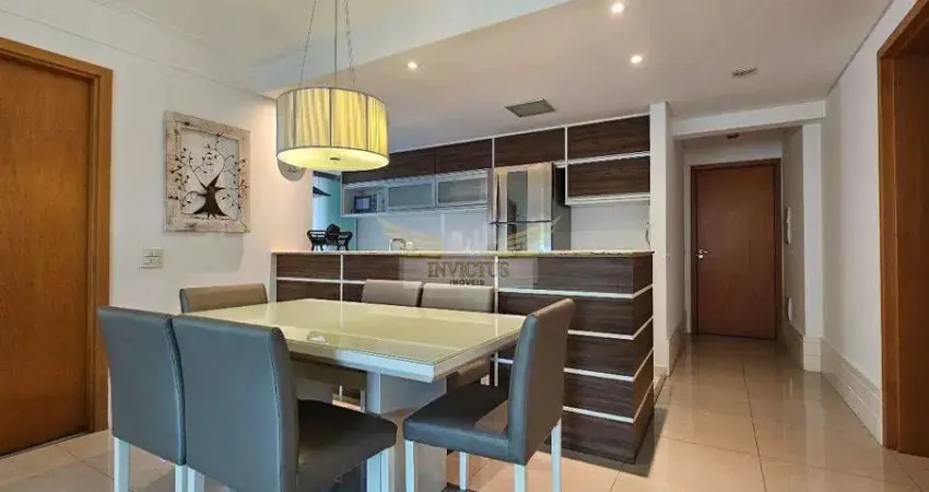 Apartamento mobiliado e decorado com 2 suítes no condomínio el khay para alugar, 97m² - bairro jardim, santo andré/sp.