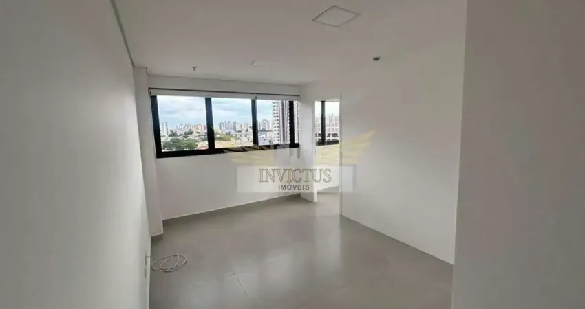 Sala comercial no edifício ilidio lico tower para alugar, 34m² - vila assunção, santo andré/sp.