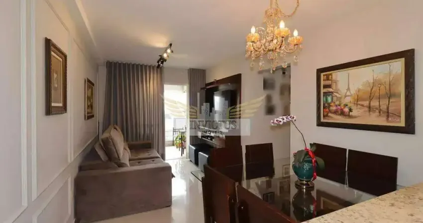 Apartamento com3 quartos no condomínio residencial carmel para comprar, 74m² - campestre, santo andré/sp.