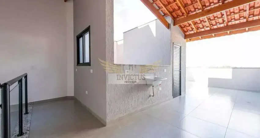 Cobertura sem condomínio com 2 quartos para comprar, 94m² - parque oratório, santo andré/sp.