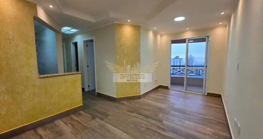 Apartamento com 2 quartos no residencial plumeria para alugar, 55m² - vila pires, santo andré/sp.