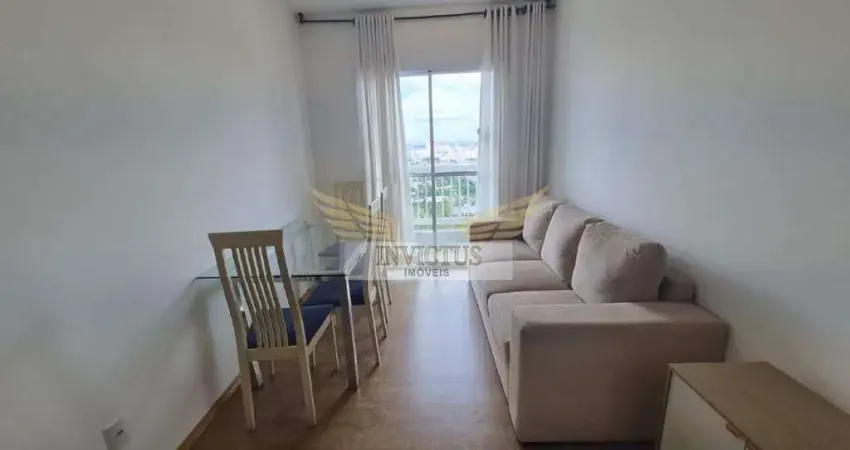 Apartamento mobiliado com 2 quartos no residencial jacaranda iii para alugar, 60m² - vila principe de gales, santo andré/sp.