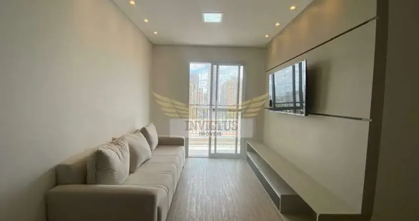 Apartamento com 2 Quartos para Alugar, 60m² - Campestre, Santo André/SP.