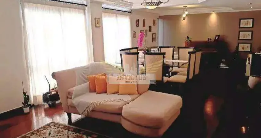 Apartamento com 4 Quartos para Alugar, 196m² - Vila Assunção, Santo André/SP.