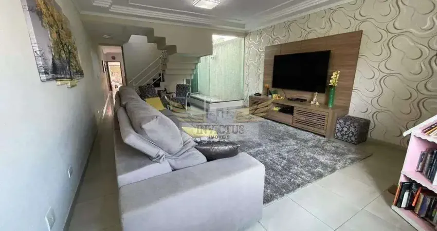 Sobrado com 3 Suítes para Alugar, 233m² - Parque das Nações, Santo André/SP.