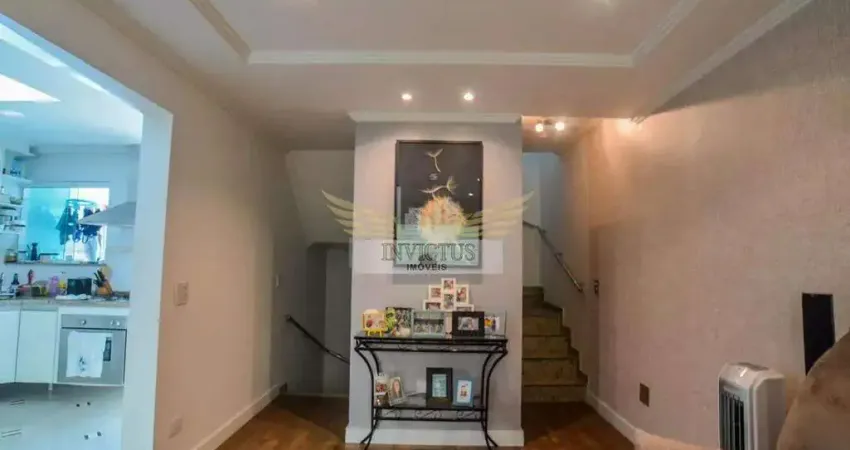 Sobrado em Condomínio Fechado com 3 Dormitórios à Venda, 137m² - Jardim Santo Antônio, Santo André/SP.