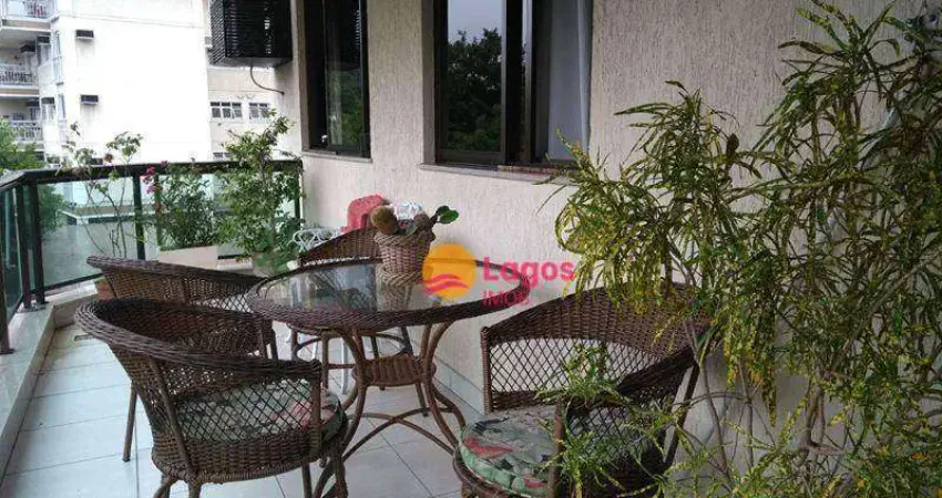 Apartamento com 3 dormitórios à venda, 119 m² por r$ 924.000,00 - itaipu - niterói/rj