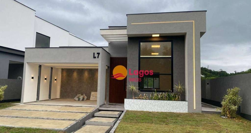 Casa com 3 dormitórios à venda, 122 m² por R$ 798.000,00 - Ubatiba - Maricá/RJ