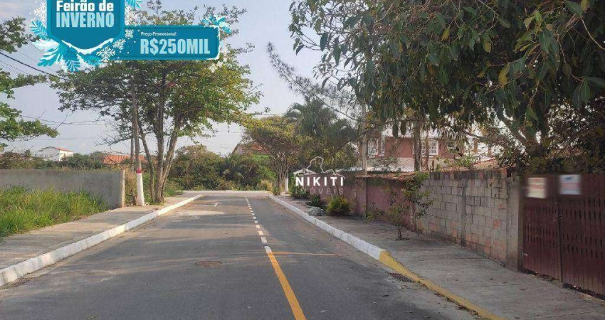 Terreno à venda, 600 m² por R$ 250.000,00 - Jardim Atlântico Leste (Itaipuaçu) - Maricá/RJ