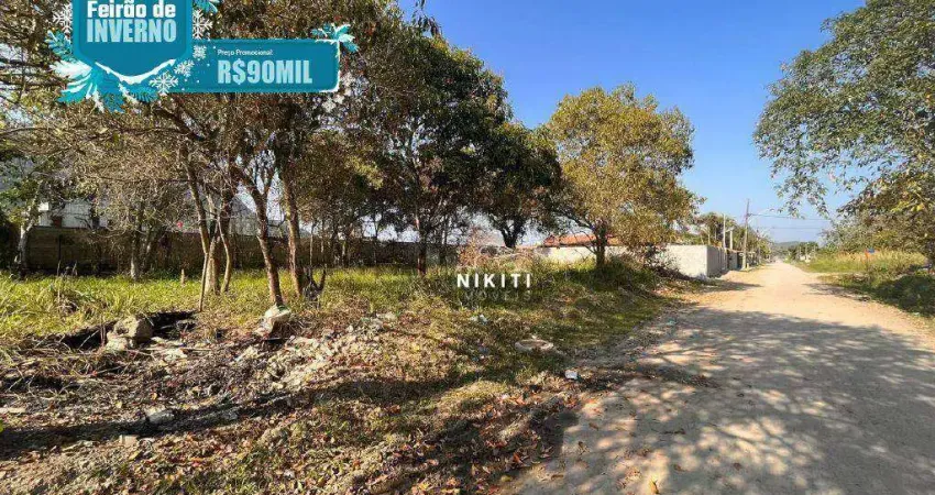 Terreno à venda, 450 m² por R$ 90.000,00 - Inoã - Maricá/RJ