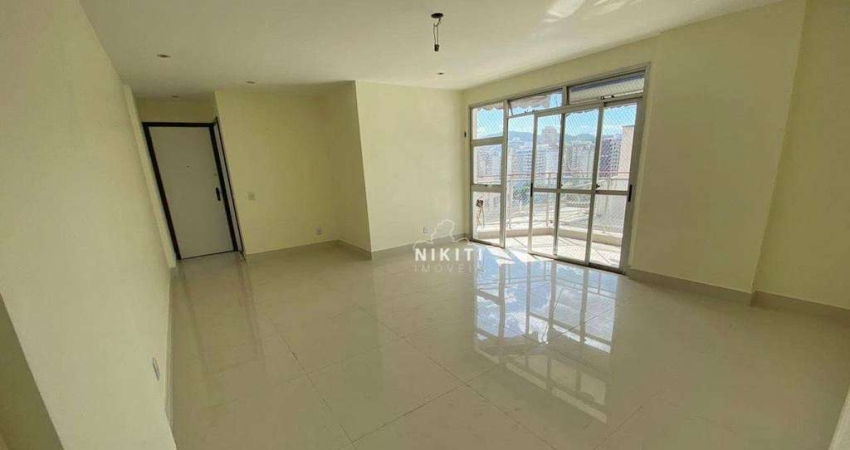 Apartamento na 2 quadra da Praia com 3 dormitórios à venda, 120 m² por R$ 820.000 - Icaraí - Niterói/RJ
