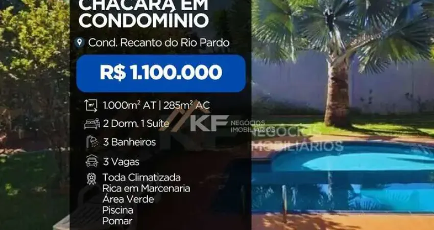 Casa à venda - 2 quartos sendo 1 suíte - condomínio recanto do rio pardo - jardinópolis / sp