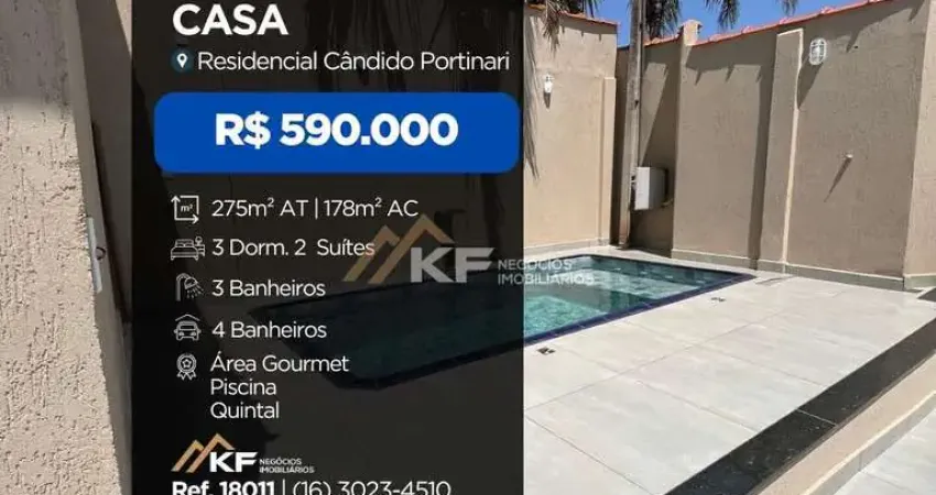 Casa à venda no parque candido do portinari  - ribeirão preto/sp