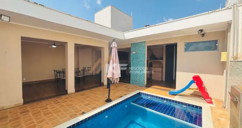 Casa com piscina e espaço gourmet,  em campos elísios, ribeirão preto/sp
