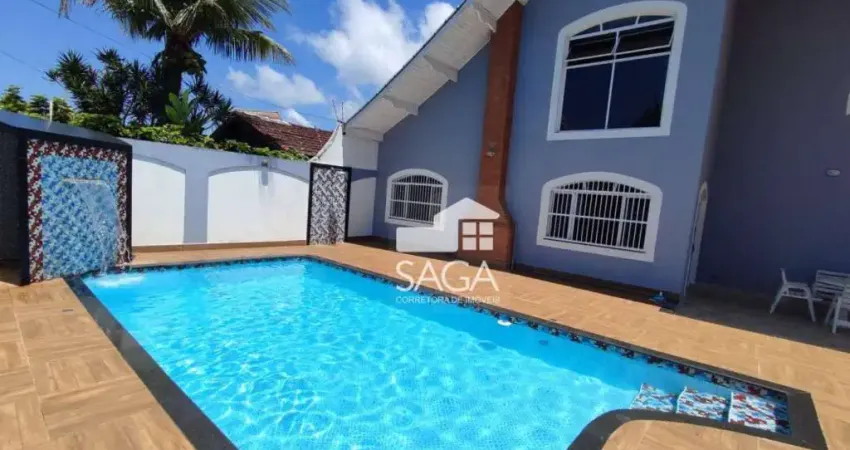 Casa com 5 dormitórios à venda, 430 m² por r$ 1.600.000,00 - balneário flórida - praia grande/sp