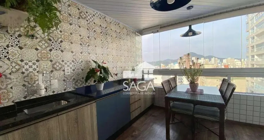 Apartamento com 3 dormitórios à venda, 102 m² por R$ 850.000,00 - Vila Guilhermina - Praia Grande/SP