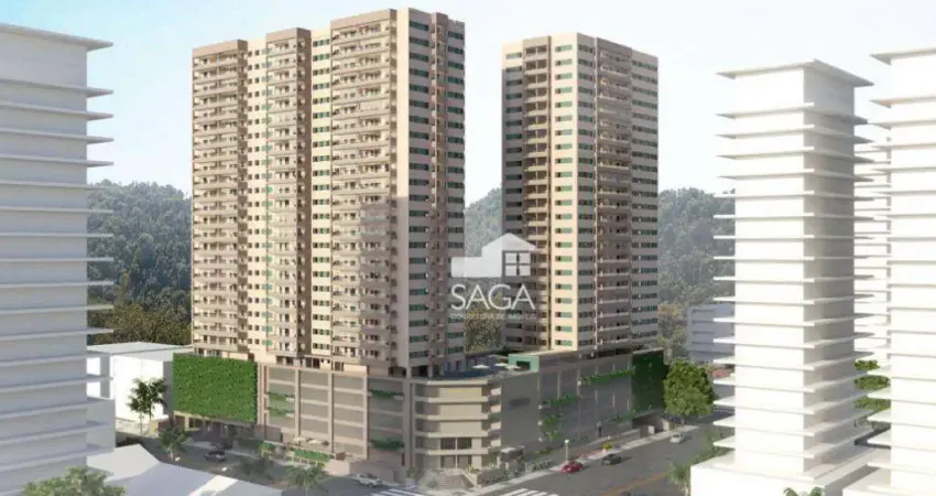 Apartamento com 3 dormitórios à venda, 109 m² por R$ 1.107.648,33 - Canto do Forte - Praia Grande/SP