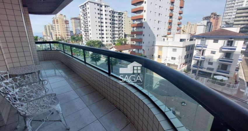 Apartamento com 2 dormitórios à venda, 85 m² por R$ 459.000,00 - Vila Guilhermina - Praia Grande/SP