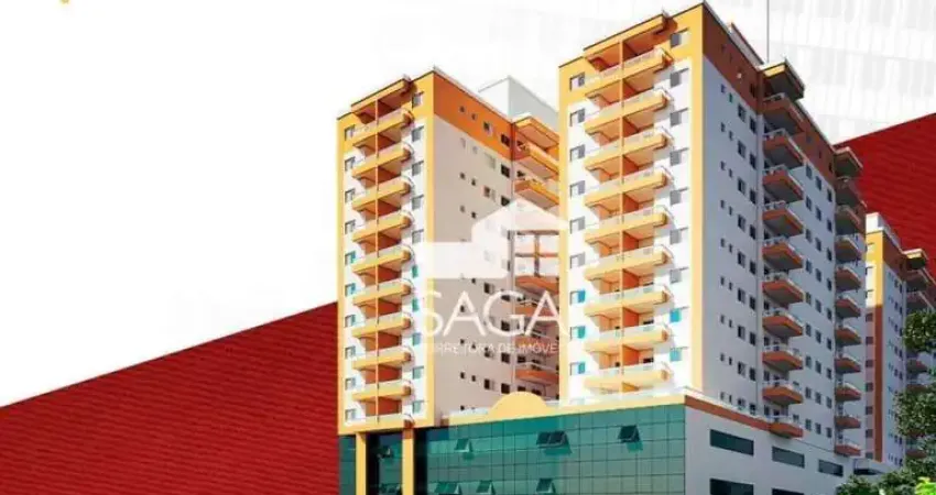 Apartamento com 2 dormitórios à venda, 60 m² por R$ 490.500,00 - Boqueirão - Praia Grande/SP