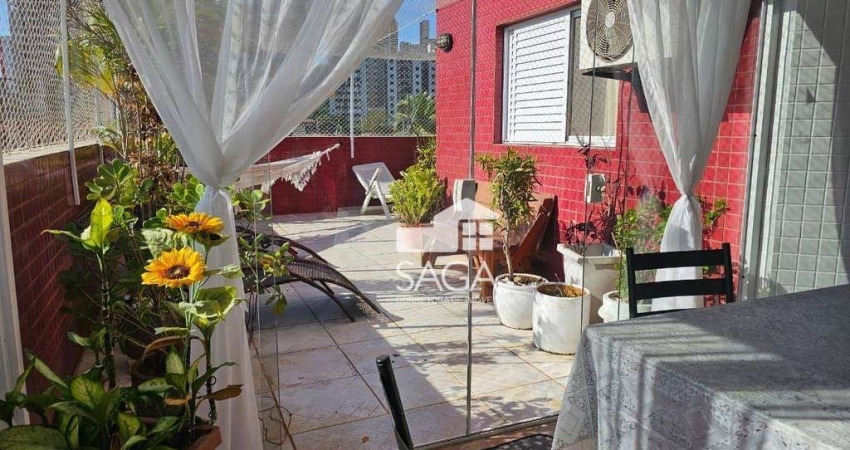 Apartamento com 2 dormitórios à venda, 127 m² por R$ 649.000,00 - Canto do Forte - Praia Grande/SP