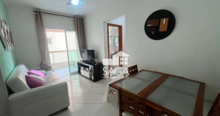 Apartamento com 1 dormitório à venda, 43 m² por R$ 360.000,00 - Aviação - Praia Grande/SP