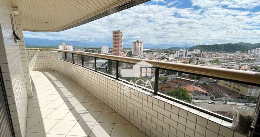 Apartamento com 3 dormitórios à venda, 115 m² por R$ 680.000,00 - Vila Guilhermina - Praia Grande/SP