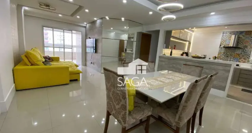 Apartamento com 4 dormitórios à venda, 156 m² por R$ 1.890.000,00 - Vila Guilhermina - Praia Grande/SP