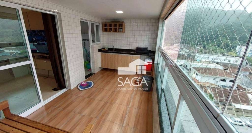 Apartamento com 3 dormitórios à venda, 119 m² por R$ 898.000,00 - Canto do Forte - Praia Grande/SP