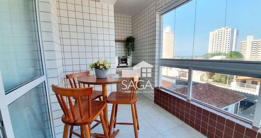 Apartamento com 2 dormitórios à venda, 68 m² por R$ 410.000,00 - Maracanã - Praia Grande/SP