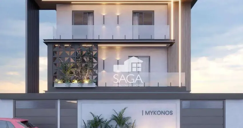 Sobrado Triplex com 2 dormitórios à venda, 92 m² por R$ 700.000 - Vila Guilhermina - Praia Grande/SP