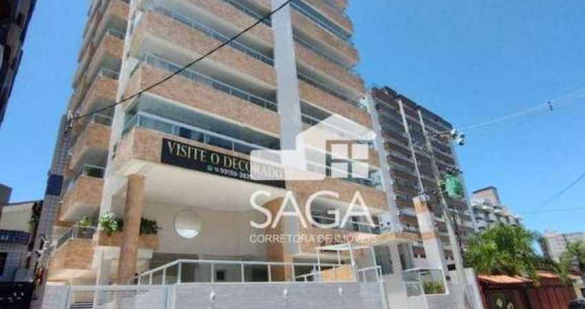 Apartamento com 2 dormitórios à venda, 67 m² por R$ 450.000,00 - Caiçara - Praia Grande/SP