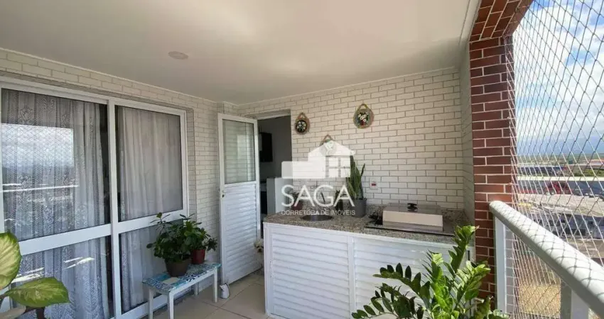 Apartamento com 1 dormitório à venda, 57 m² por r$ 370.000,00 - vila guilhermina - praia grande/sp