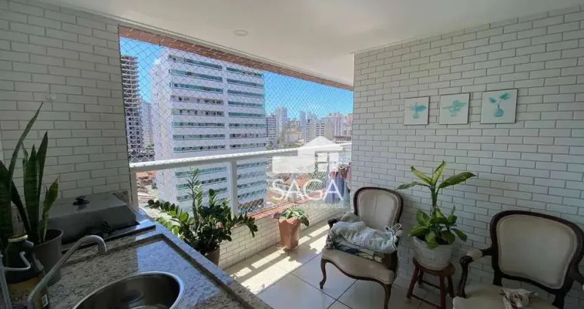 Apartamento com 1 dormitório à venda, 57 m² por R$ 370.000,00 - Vila Guilhermina - Praia Grande/SP
