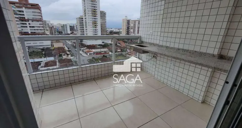 Apartamento com 2 dormitórios à venda, 80 m² por R$ 680.000,00 - Vila Guilhermina - Praia Grande/SP