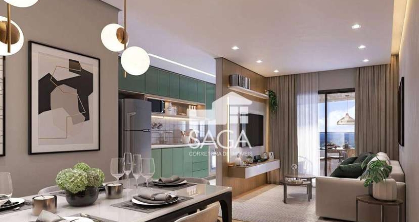 Apartamento com 2 dormitórios à venda, 71 m² por R$ 650.000,00 - Solemar - Praia Grande/SP