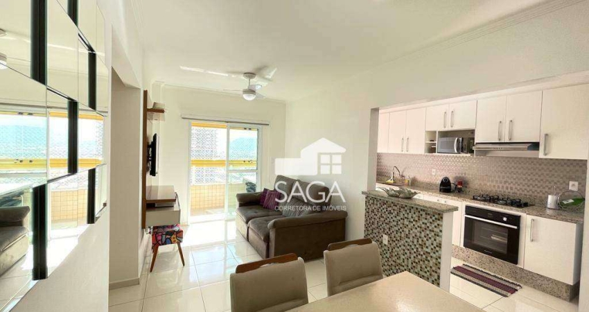 Apartamento com 1 dormitório à venda, 51 m² por R$ 355.000,00 - Caiçara - Praia Grande/SP