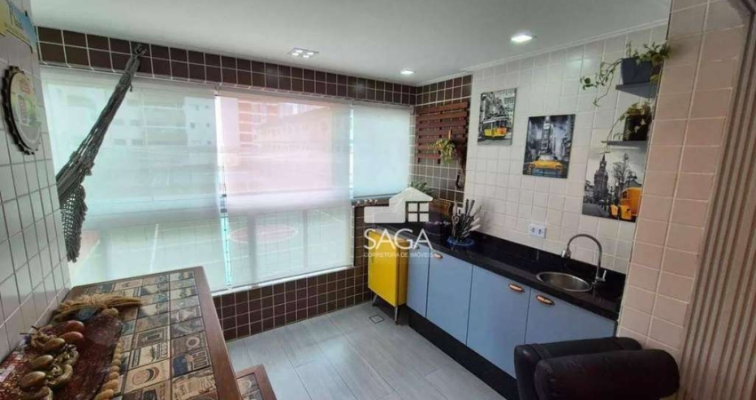 Apartamento com 2 dormitórios à venda, 72 m² por R$ 700.000,00 - Boqueirão - Praia Grande/SP