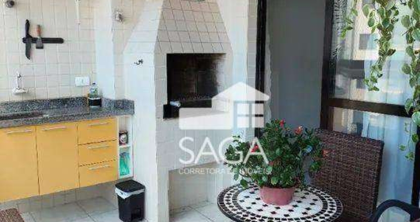 Apartamento com 3 dormitórios à venda, 120 m² por R$ 645.000,00 - Tupi - Praia Grande/SP