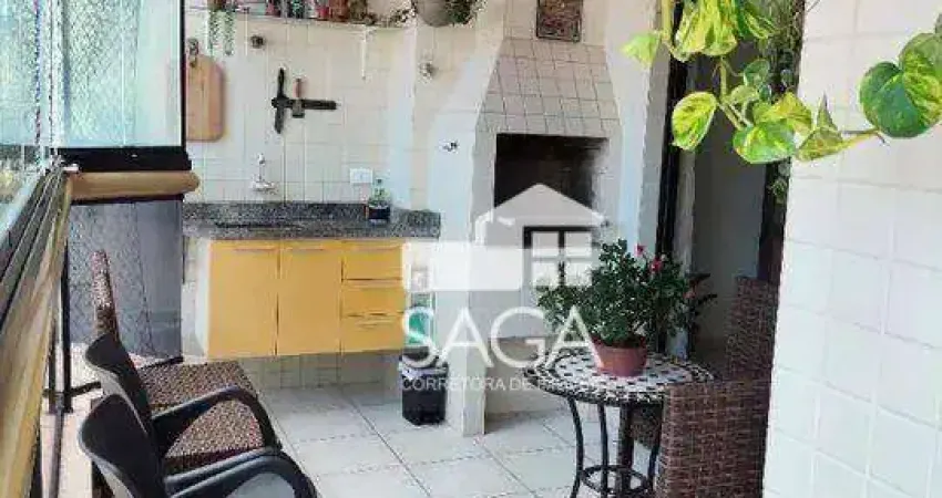 Apartamento com 3 dormitórios à venda, 120 m² por r$ 648.000,00 - tupi - praia grande/sp