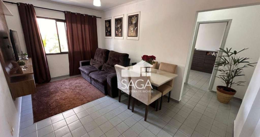 Apartamento com 1 dormitório à venda, 48 m² por R$ 260.000,00 - Vila Guilhermina - Praia Grande/SP