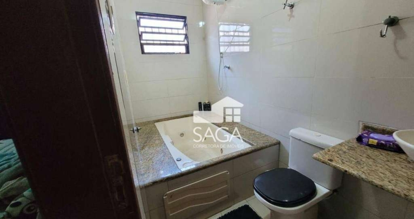 Casa com 3 dormitórios à venda, 90 m² por R$ 550.000,00 - Vila Guilhermina - Praia Grande/SP