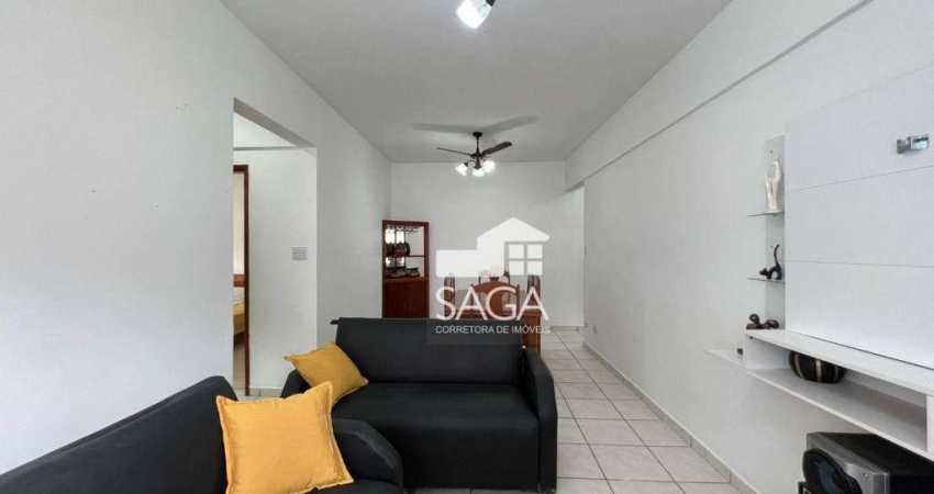 Apartamento com 2 dormitórios à venda, 78 m² por R$ 360.000 - Aviação - Praia Grande/SP