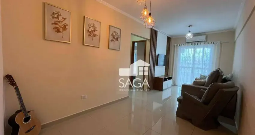 Apartamento com 2 dormitórios à venda, 86 m² por r$ 660.000,00 - boqueirão - praia grande/sp