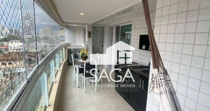 Apartamento com 2 dormitórios à venda, 76 m² por R$ 540.000,00 - Canto do Forte - Praia Grande/SP